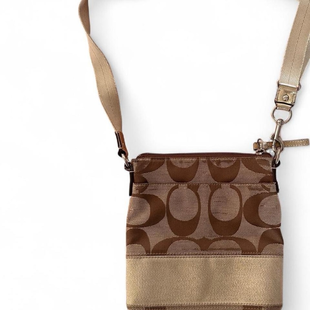 Y2K Coach Monogram Signature C Crossbody Bag - Picture 5 of 7